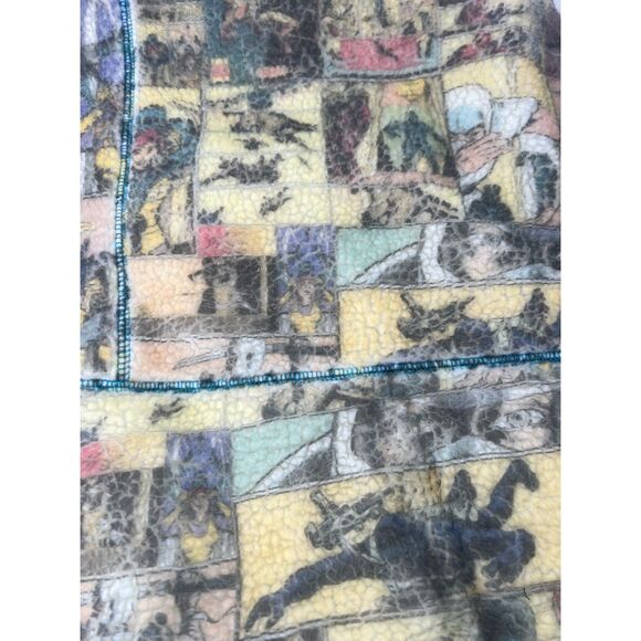 Imran Potato x GI Joe Pullover Half Zip All Over Print Sherpa Fleece - L - Picture 4 of 7